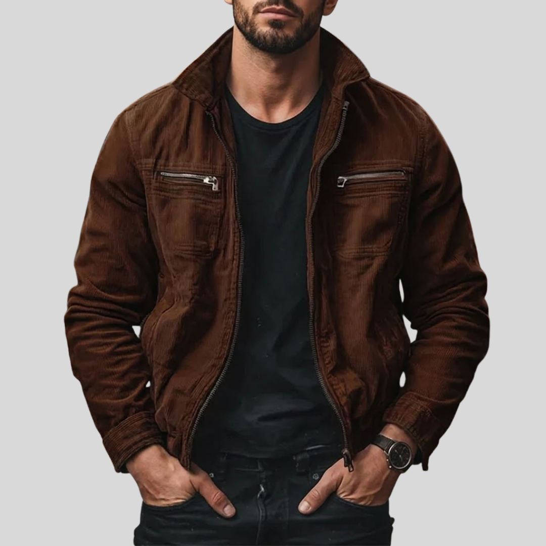 Caelan | Vintage Cotton Zip Jacket