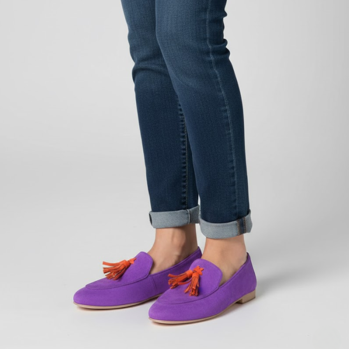 Iseult | Plush Suede Tassel Loafers