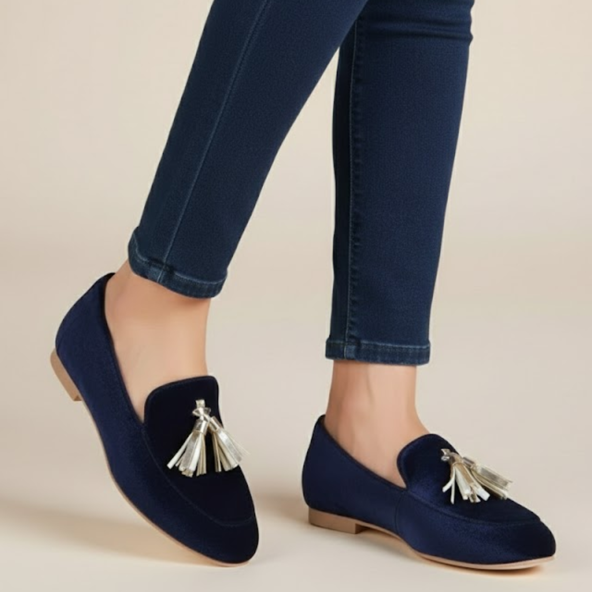 Bríd Blue Loafers