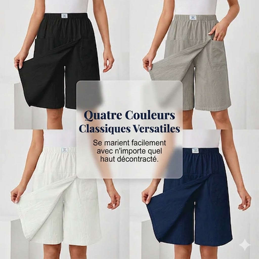 Saoirse - Linen-Look Shorts