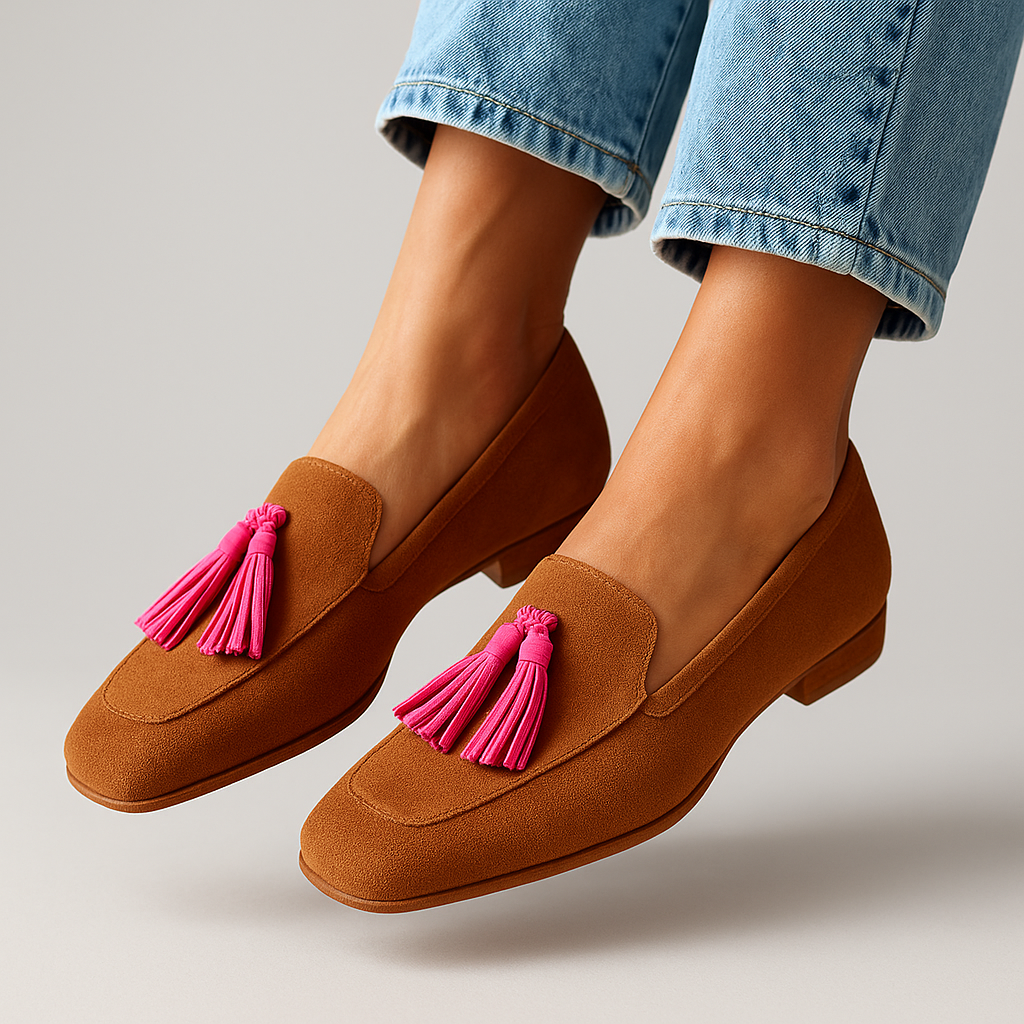 Aisling | Suede Slip-On Loafers