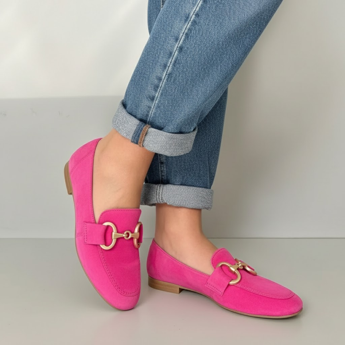 Muireann | Gold-Accented Loafers
