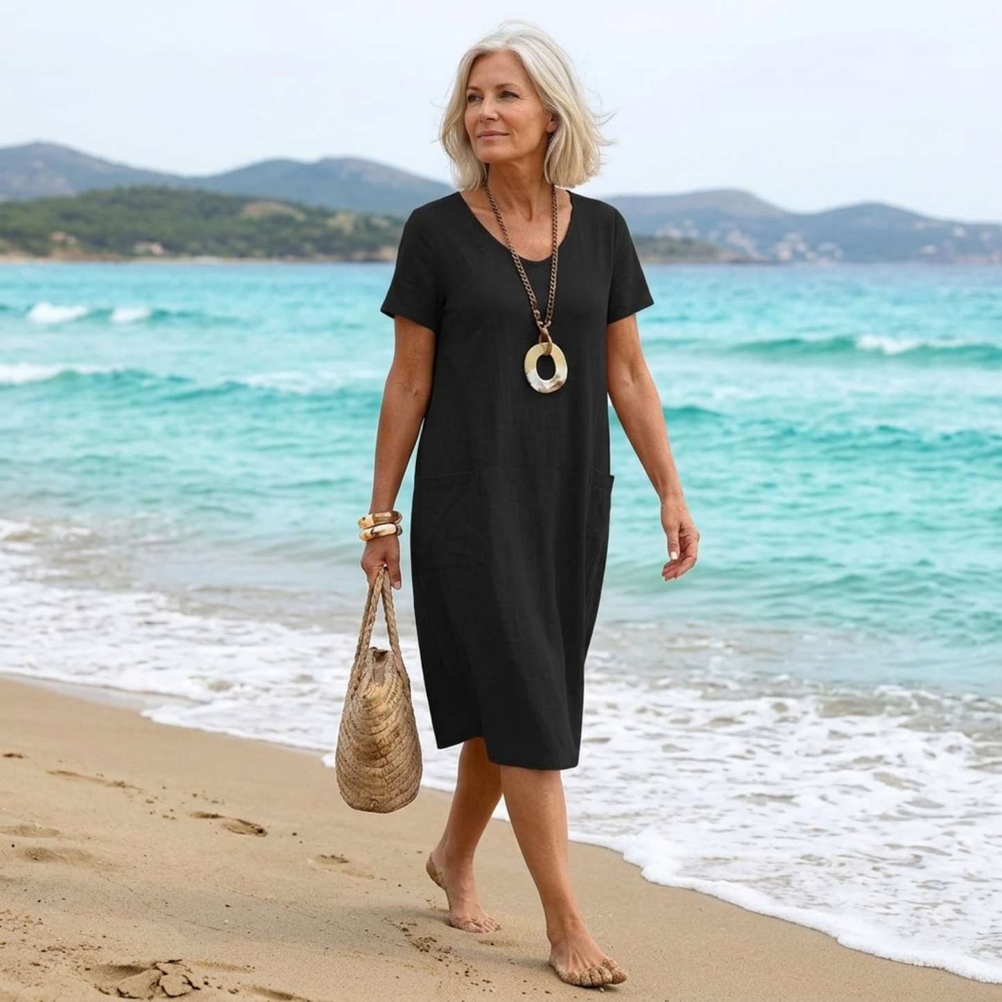 Siobhán™ | Fluid Casual Maxi Dress-