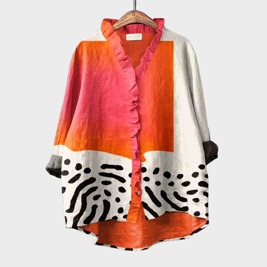 Cara | Elegant Breezy Summer Blouse