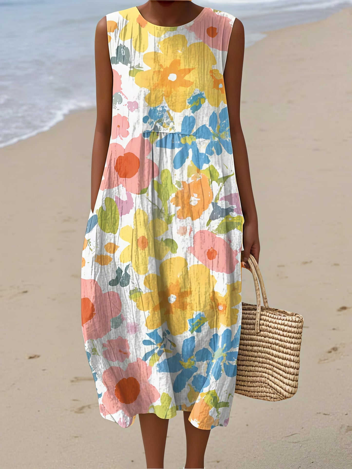 Aisling | Lightweight sleeveless summer dress