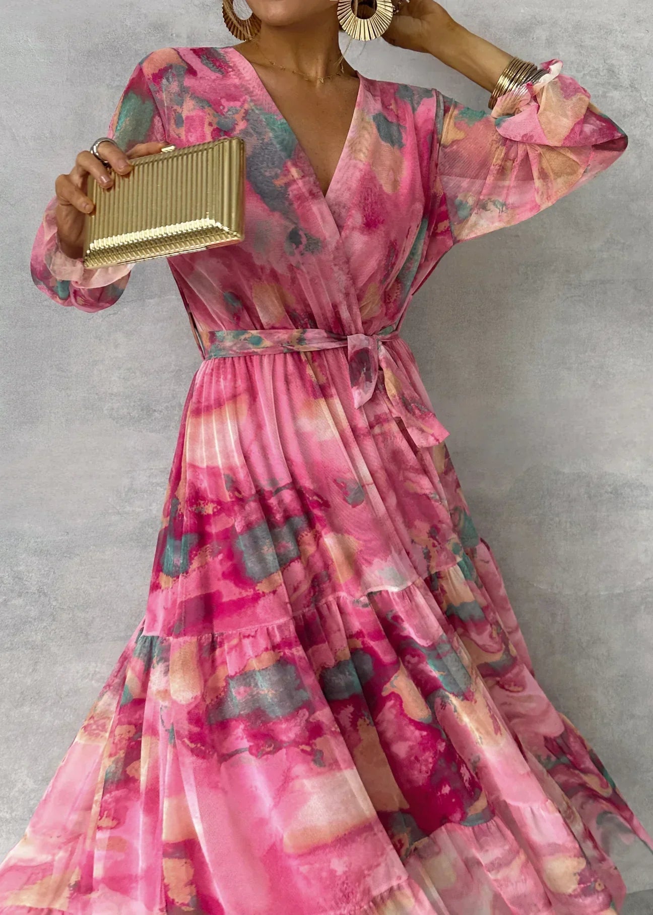 Carman | Floral Wrap Dress