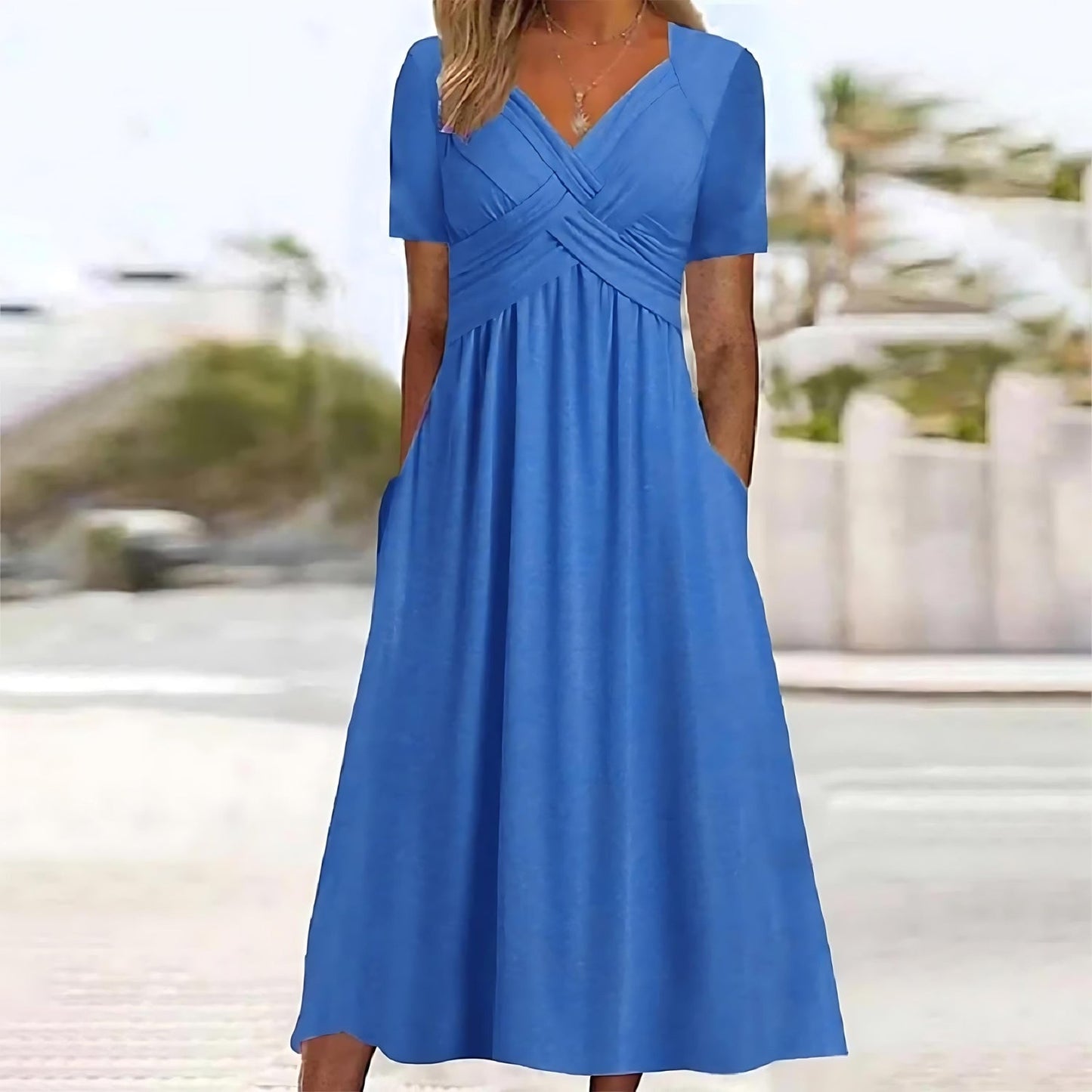 Sheelagh | Elegant A-Line Midi Dress