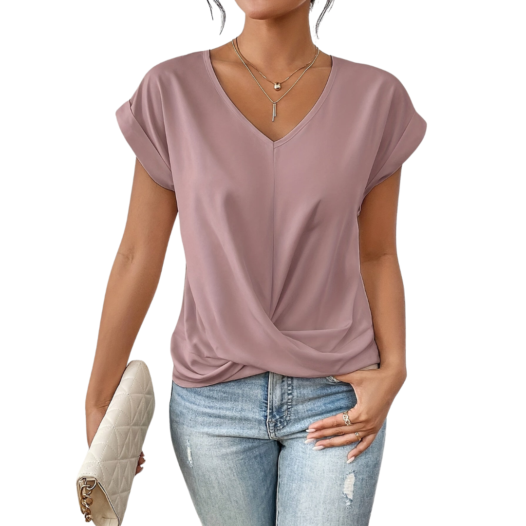 LuKa - Casual V-neck T-shirt