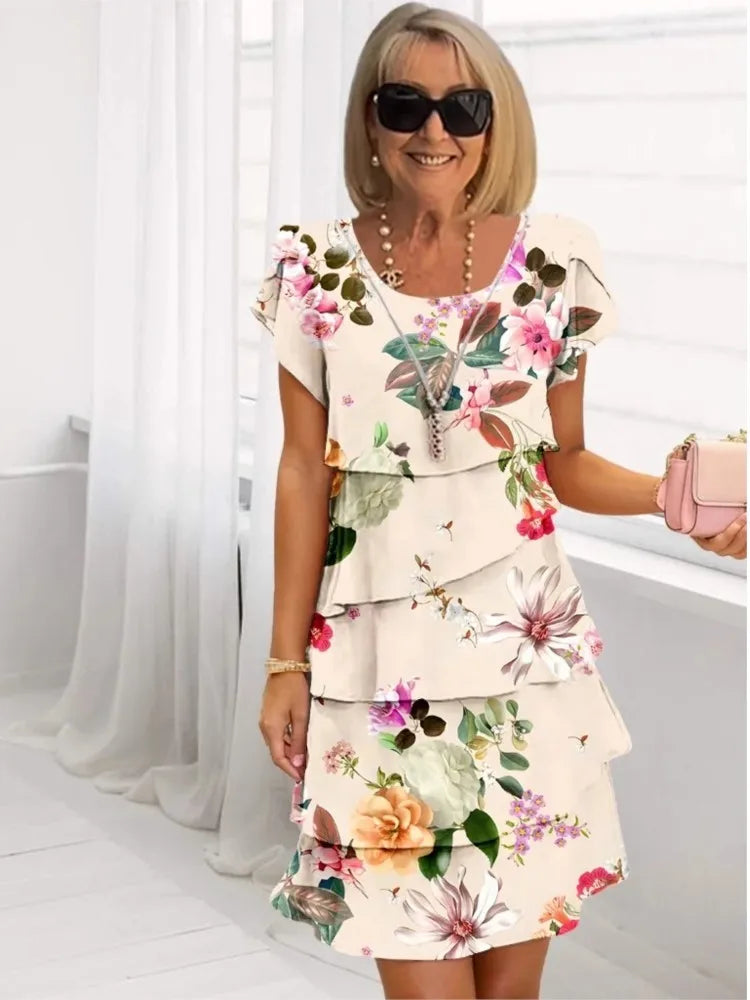 Dáiríne | Ruffle Midi Dress
