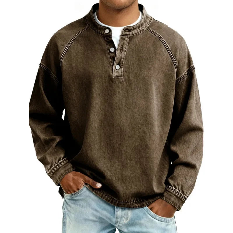 Eamon | Vintage Henley Shirt