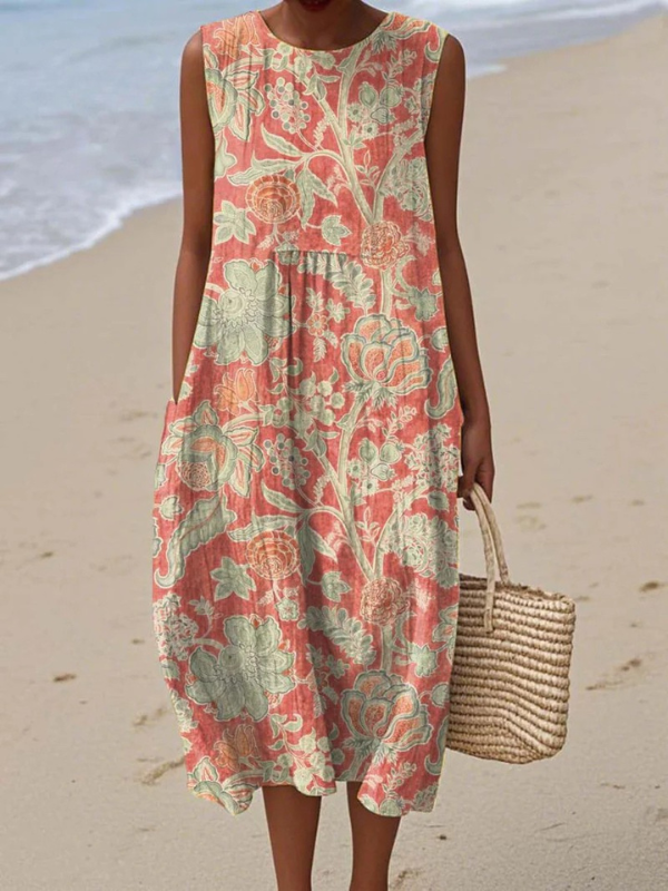 Éabha | Floral Midi Dress