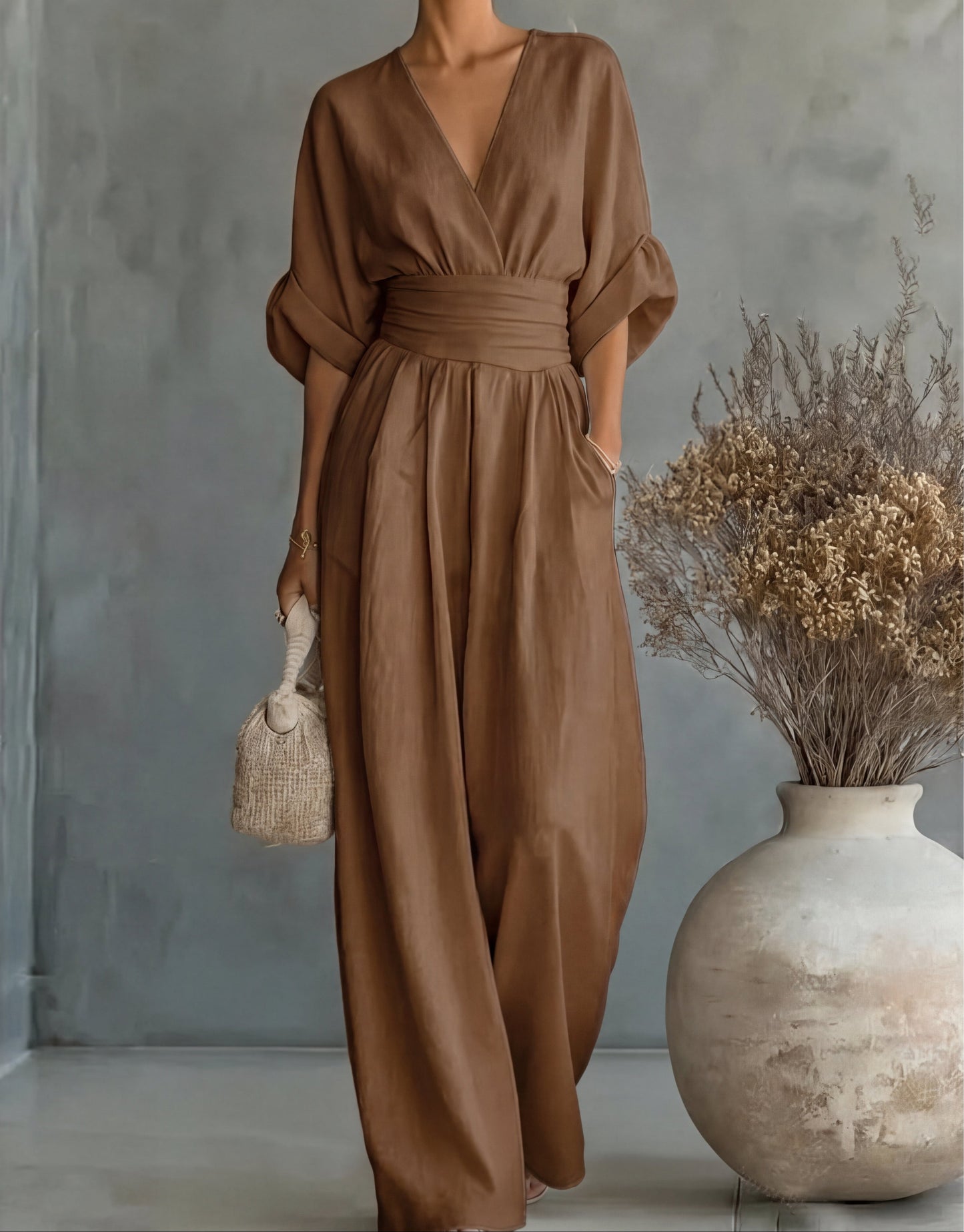 Findabair | Elegant Wide-Leg Jumpsuit