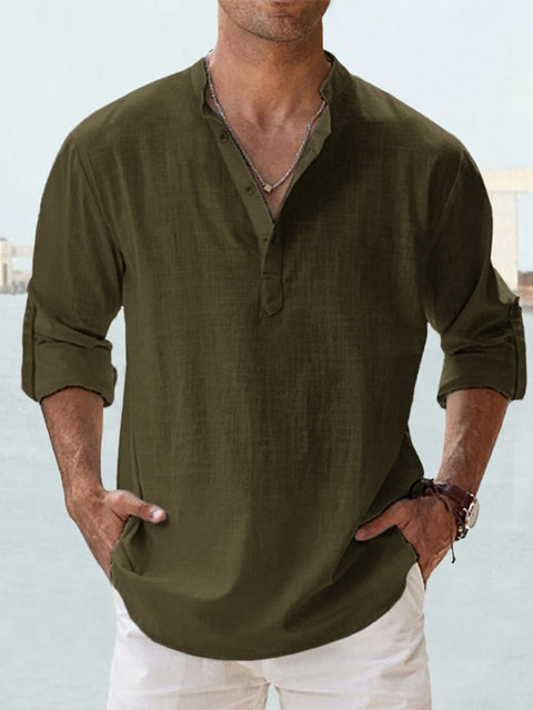 Niall | The Collarless Shirt
