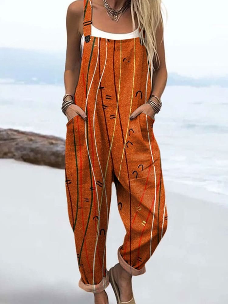 Méabh™ - Printed Summer Dungarees