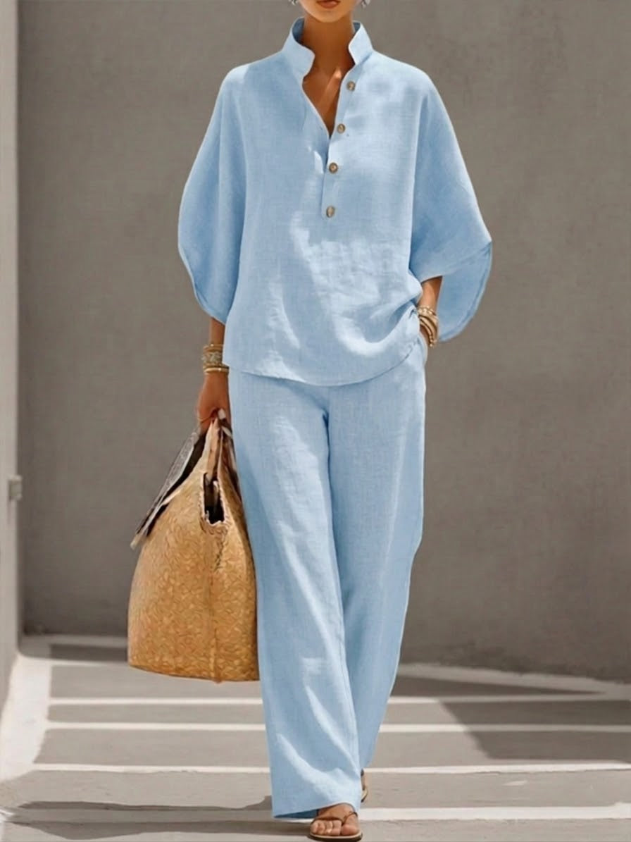 Muirgen | 2-Piece Linen and Cotton Set