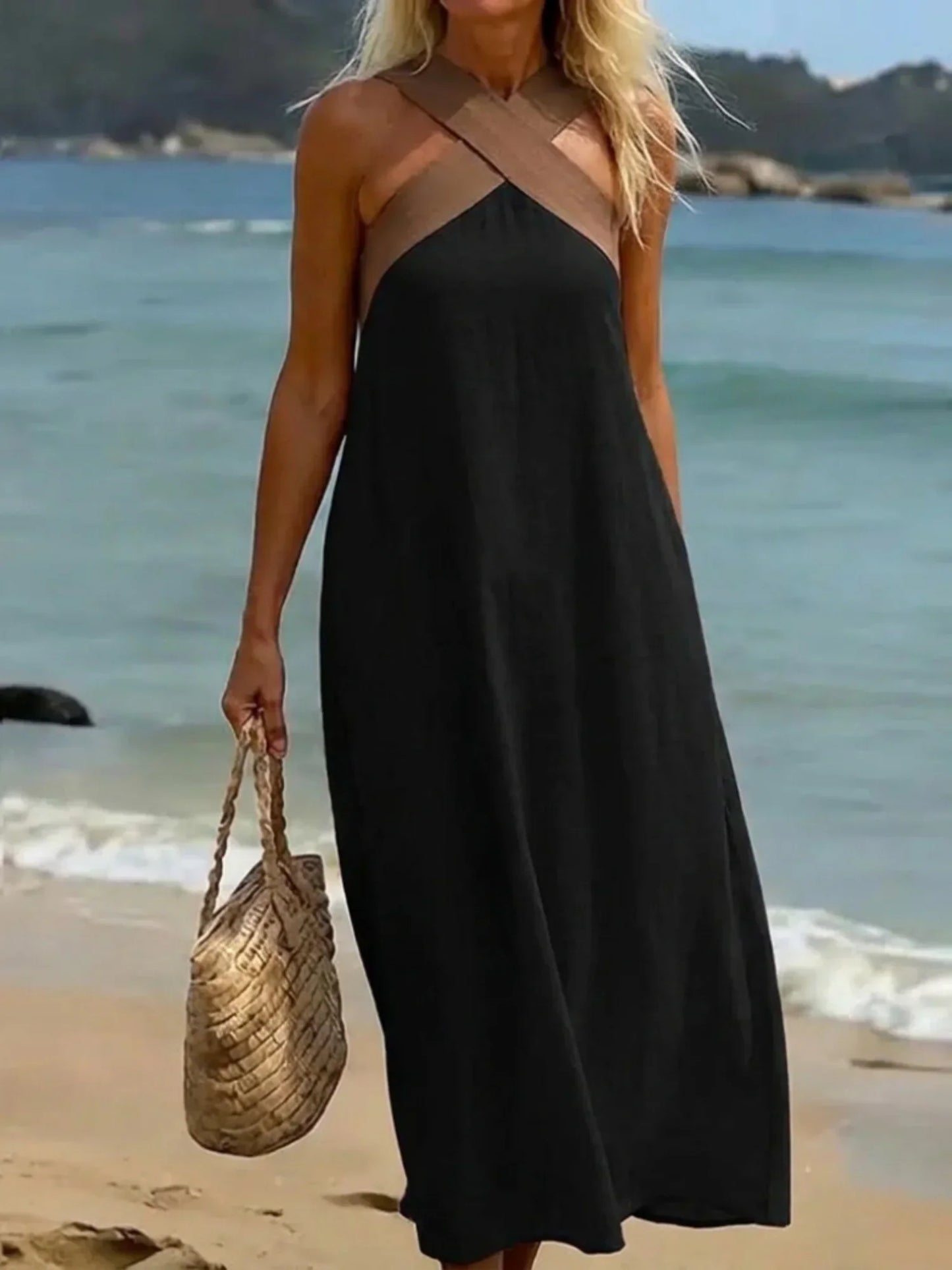 Róisín™ | Wrap-Front Maxi Dress