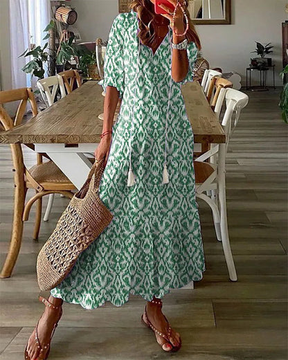 Meadhbh | Boho Tummy-Coverage Dress