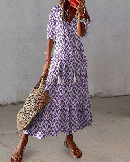 Meadhbh | Boho Tummy-Coverage Dress