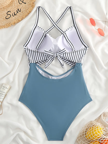 Two-Tone Costume with Cut-Out