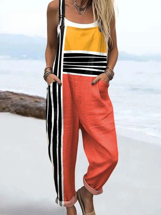 Éabha™ - Striped Summer Dungarees