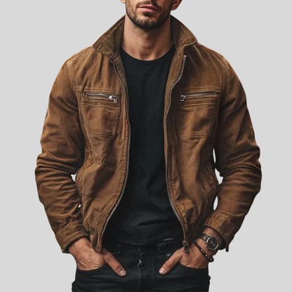 Caelan | Vintage Cotton Zip Jacket