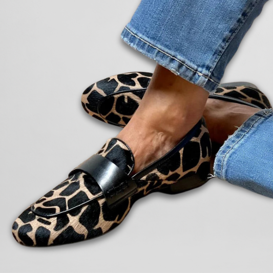 Eimear Print Animal-Print Loafer