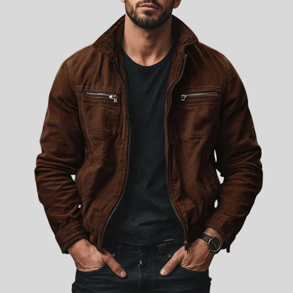 Caelan | Vintage Cotton Zip Jacket