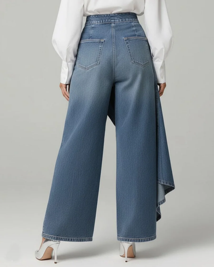Bláthnaid | Denim Wrap Trousers