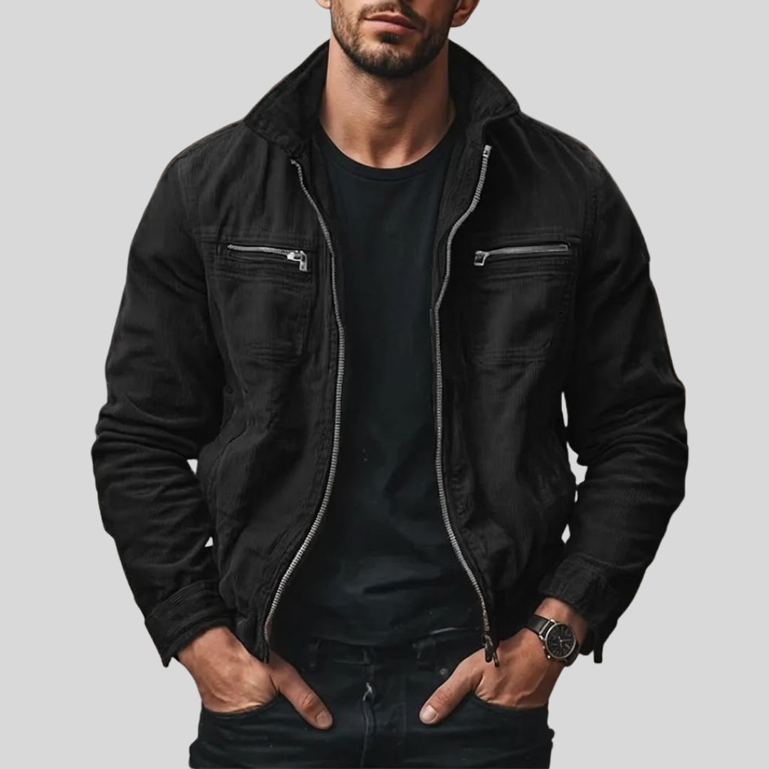 Caelan | Vintage Cotton Zip Jacket