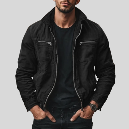 Caelan | Vintage Cotton Zip Jacket