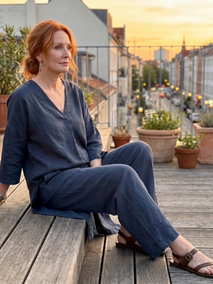 Maireád | Tunic & Wide-Leg Set