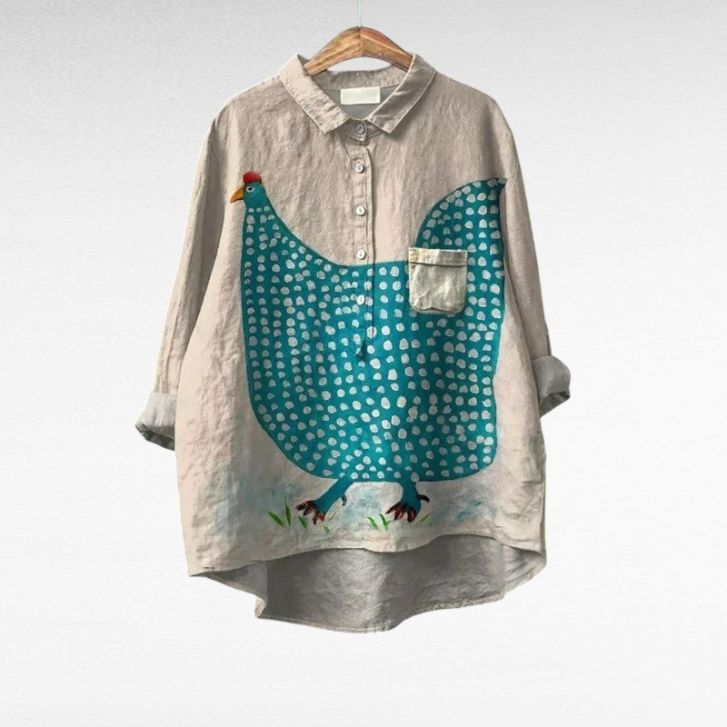 Bríd | Elegant Breezy Summer Blouse