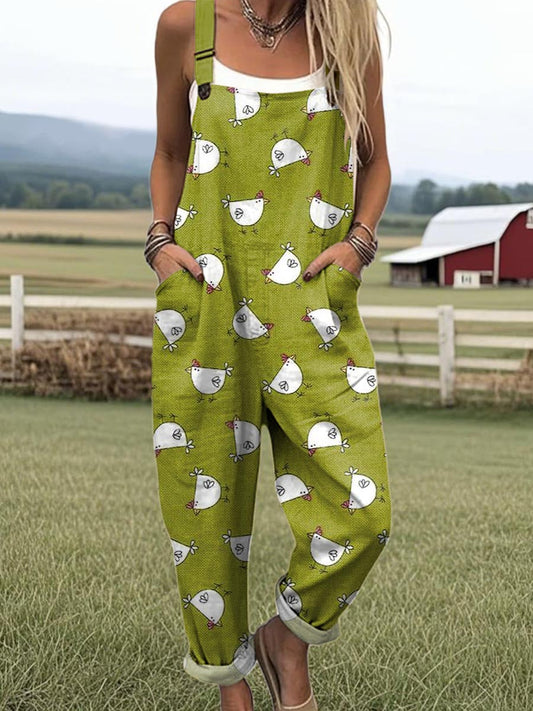 Róisín™ - Printed Summer Dungarees