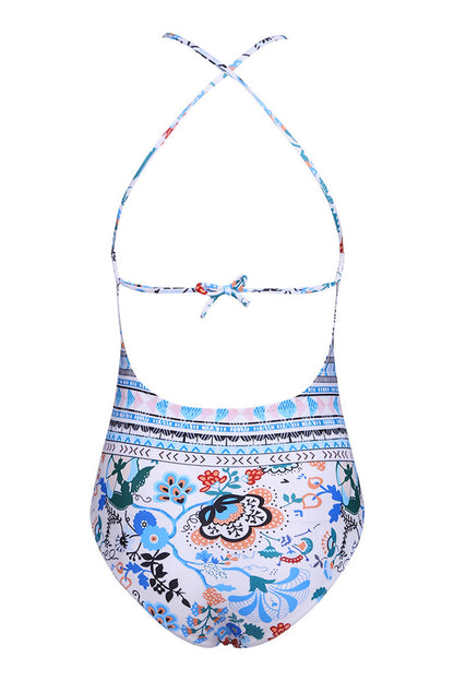 Rio one-piece swimsuit with a V-neck