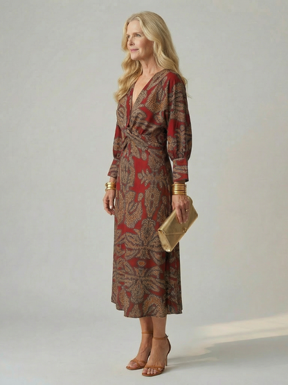 Aoife | Wrap Midi Dress