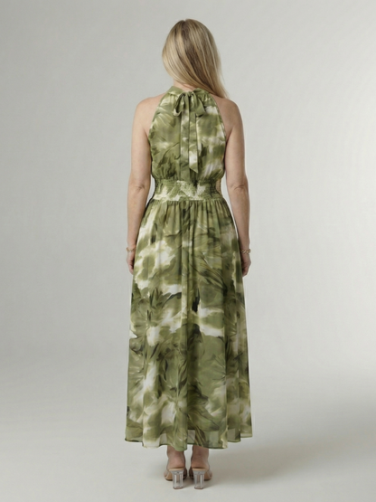 Caireann | Halter Midi Dress