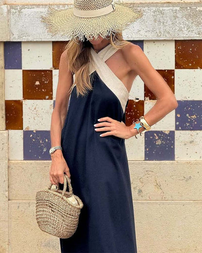 Morven | Crossover Maxi Dress