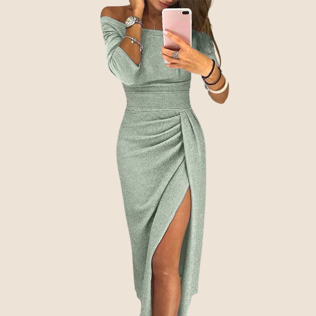 Báirbre | Halter Neck Maxi Dress