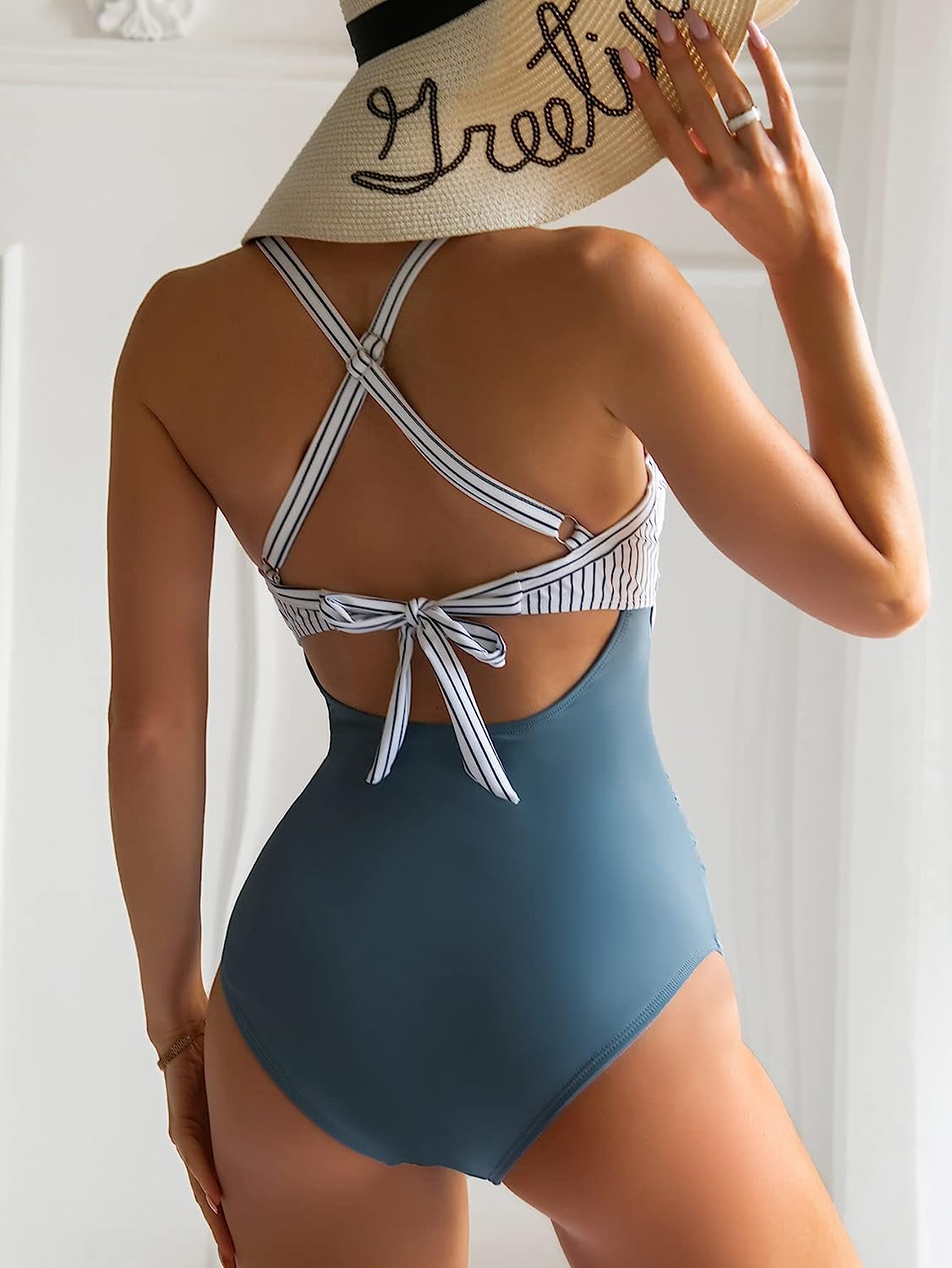Two-Tone Costume with Cut-Out
