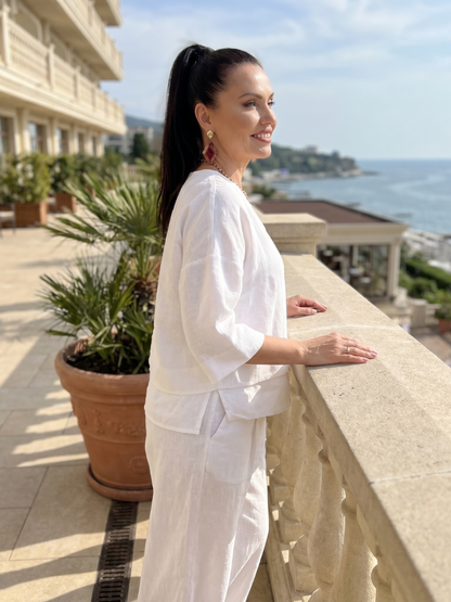 Edana | Layered Top & Wide-Leg Set