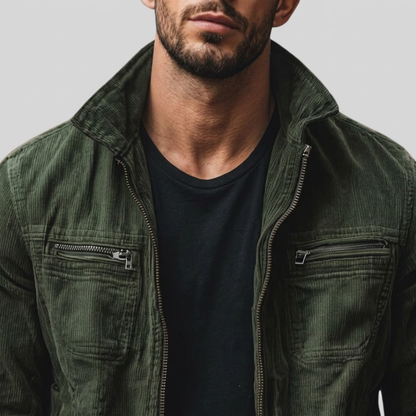 Caelan | Vintage Cotton Zip Jacket