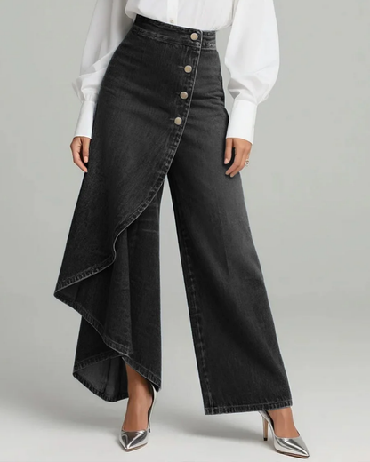 Bláthnaid | Denim Wrap Trousers