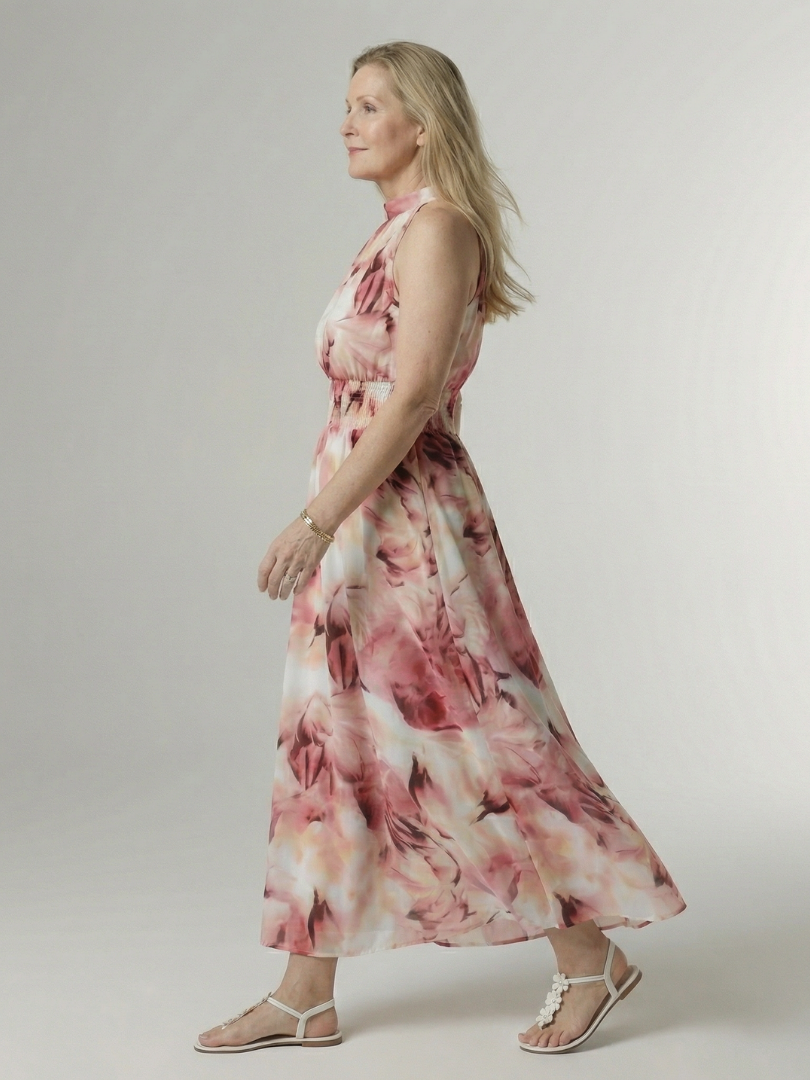 Caireann | Halter Midi Dress