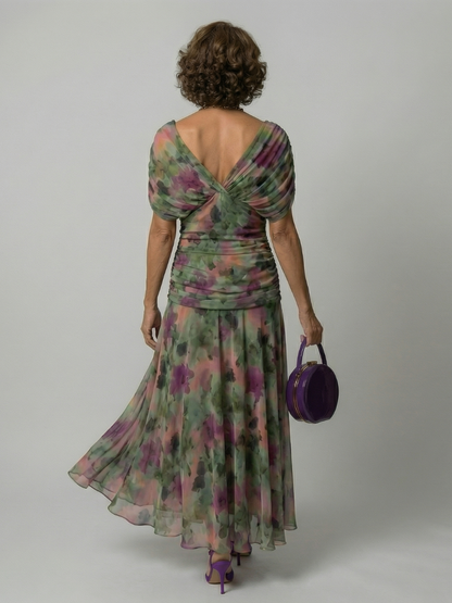 Treasa | Off-Shoulder Midi Dress