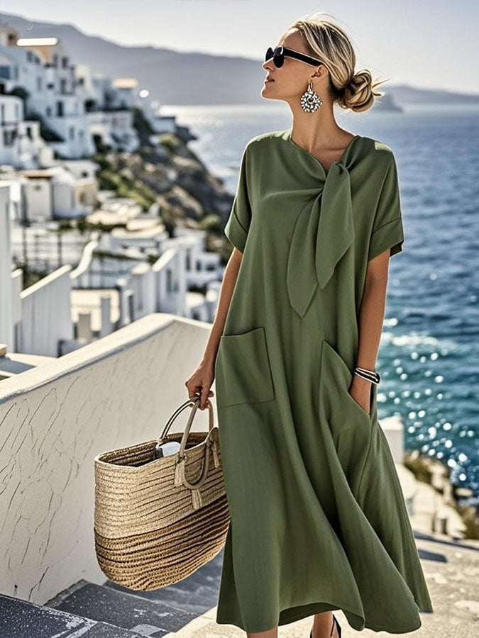 Orla™ - Flowing Cotton Summer Dress