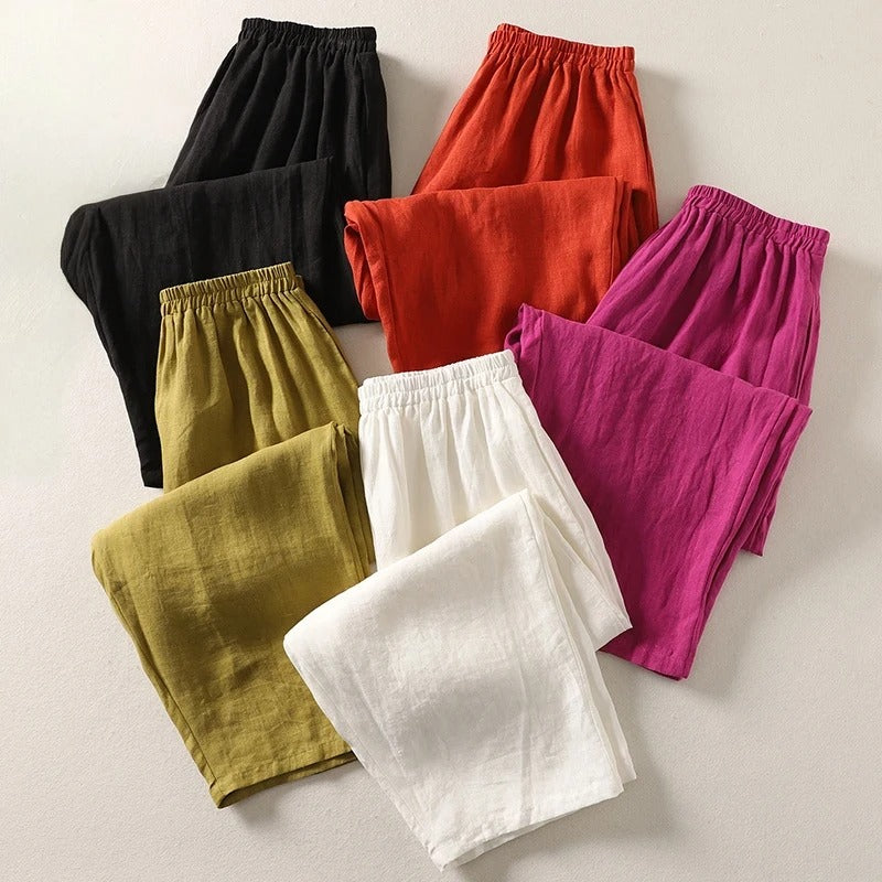 Aoife - Linen-Look Trousers