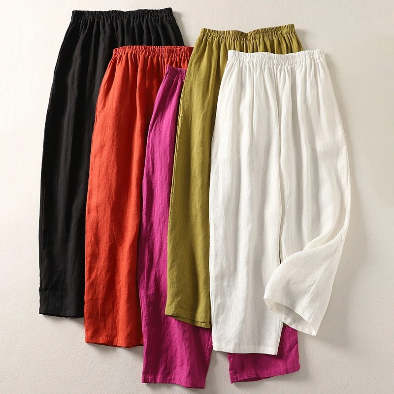 Aoife - Linen-Look Trousers
