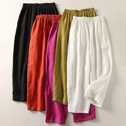 Aoife - Linen-Look Trousers