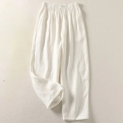 Moira | Flowy Linen Trousers