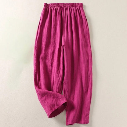 Aoife - Linen-Look Trousers